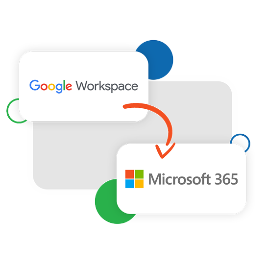 Google Workspace Migration to Microsoft 365 with Ease