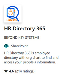 HR Directory App Source Raiting