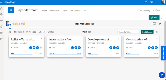 SharePoint Task Management App