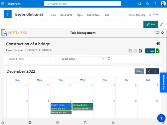 SharePoint Task Management App